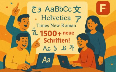 🔤Mehr als 1500 zusätzliche Schriften bei „Adobe Fonts“